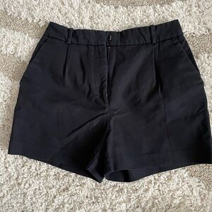 Zara High Rise Black Shorts Size Small